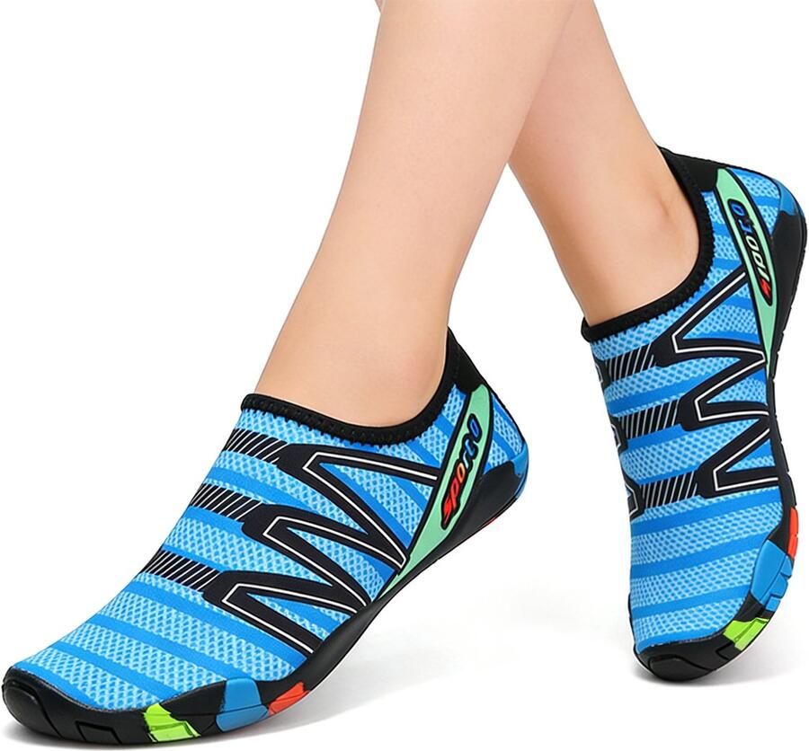 Unisex waterschoenen Maat M Voet Lengte Sneldrogend Geschikt voor strand surfen duiken zwem en andere wateractiviteiten Strandzwemschoenen Antislip watersokken Zwemschoenen Duikschoenen Outdoor strandschoenen