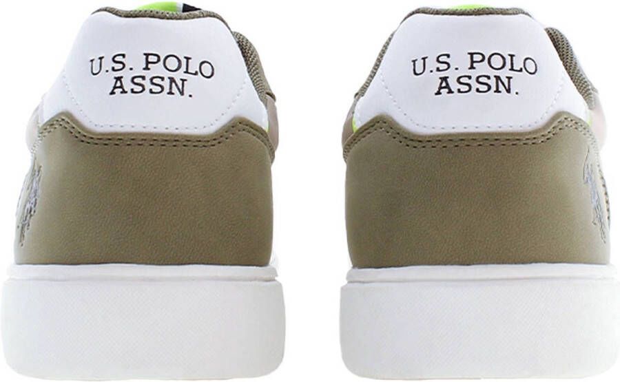 U.S. POLO ASSN. Groene Sneaker Met Veters Met Logo-Detail