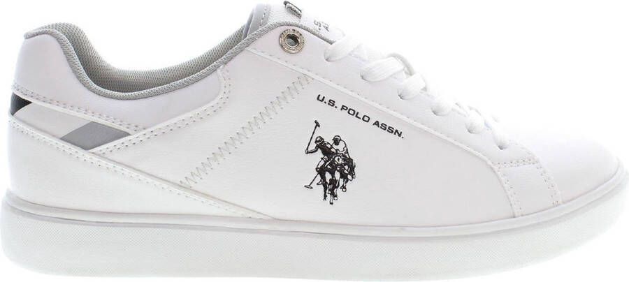 U.s. Polo Assn. Print Slip-On Sneakers White Heren