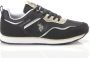 U.s. Polo Assn. Zwarte Slip-On Sneakers van Suède Multicolor Dames - Thumbnail 1