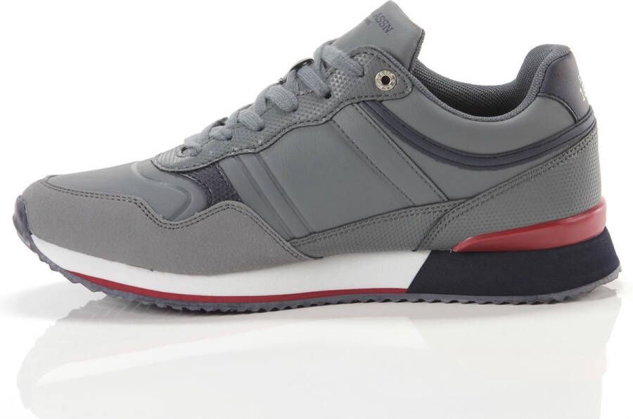 U.s. Polo Assn. Grijze Slip-On Sneakers met Sportieve Details Gray Heren