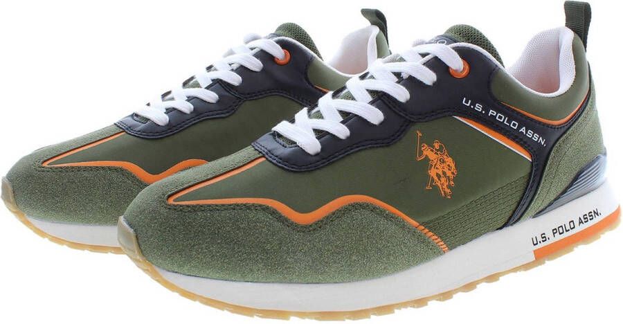 U.S. POLO ASSN. Polyester Sneaker Met Contrasterende Details