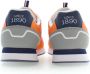 U.S. POLO ASSN. Polyester Sneaker Met Contrasterende Details En Logo - Thumbnail 1
