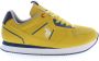 U.s. Polo Assn. Sportieve gele vetersneakers met contrastdetails Yellow Heren - Thumbnail 1