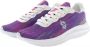 U.s. Polo Assn. Sportieve Paarse Veterschoenen met Contrastdetails Multicolor Dames - Thumbnail 1