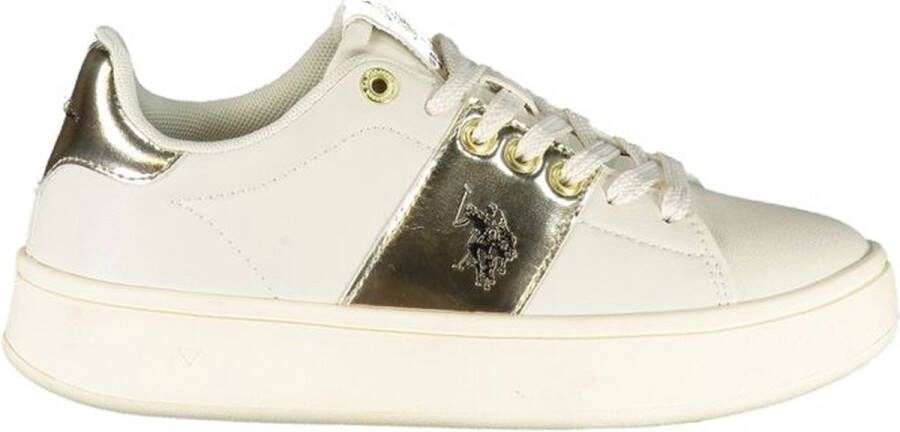 U.S. POLO ASSN. Polyester Vetersneaker Met Contrasterende Details En Logoprint