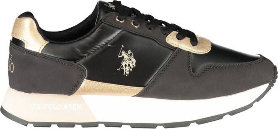 U.S. POLO ASSN. Polyester Vetersneaker Met Contrasterende Details En Logoprint