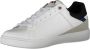 U.s. Polo Assn. Sportieve witte vetersneakers met contrastdetails en logoprint White Heren - Thumbnail 1