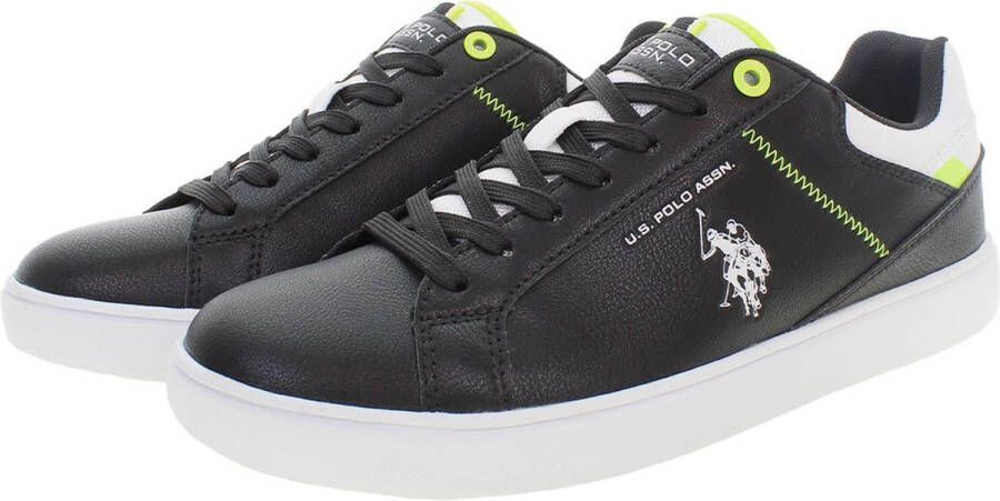 U.s. Polo Assn. Heren Sneakers Zwart Print Alle Seizoenen Zwart Heren