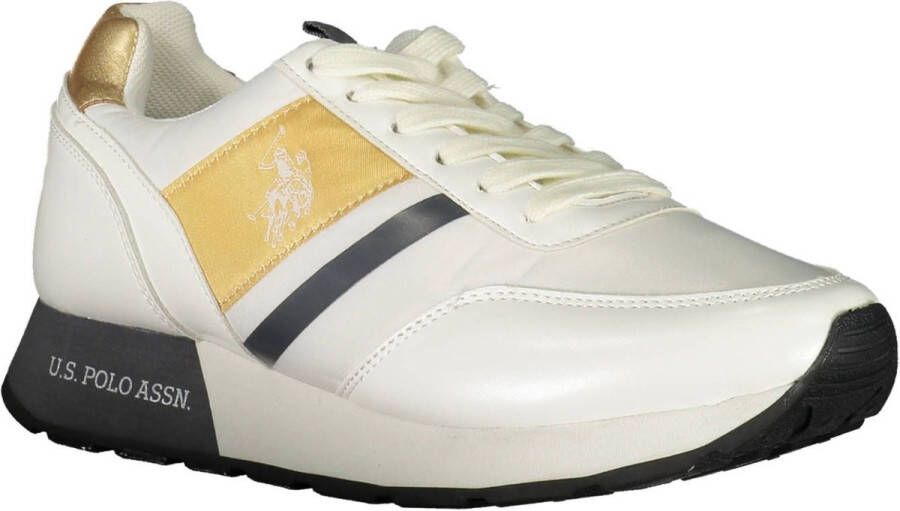U.s. Polo Assn. Witte Polyester Sneaker met Contrasterende Details Multicolor Dames
