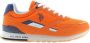 U.s. Polo Assn. Oranje Polyester Sneaker met Contrasterende Details - Thumbnail 1