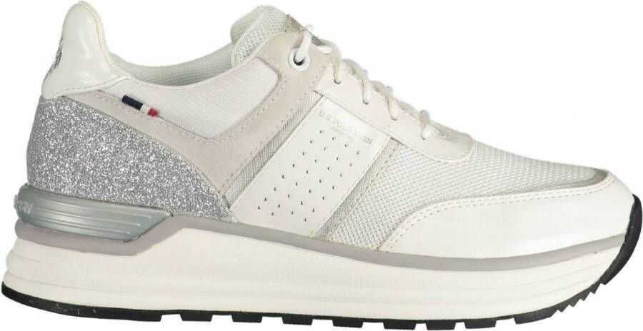 U.s. Polo Assn. Sportieve Veterschoenen Wit Geheugen Zool Multicolor Dames