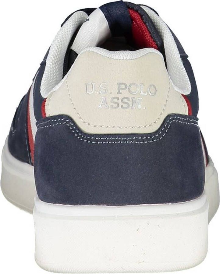 U.s. Polo Assn. Sportieve Vetersneakers met Contrastdetails Blue Heren
