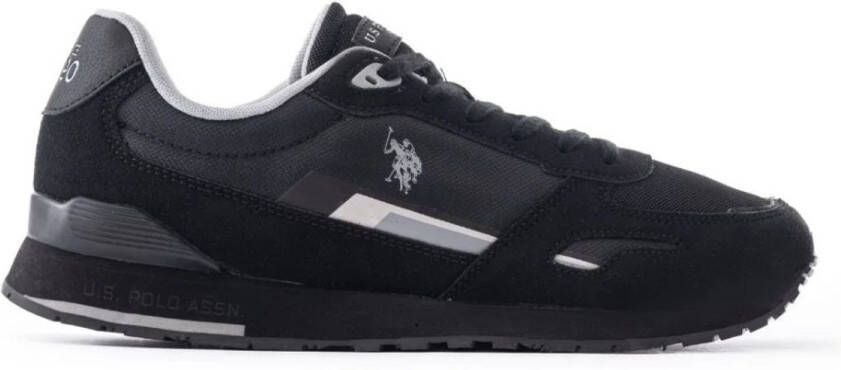 U.s. Polo Assn. Heren Sneakers Zwart Print Lente Zomer Black Heren