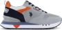 US Polo Assn U.S. POLO ASSN. Buzzy 001 Heren Sneakers Schoenen Grijs LGR-BLU03 - Thumbnail 1