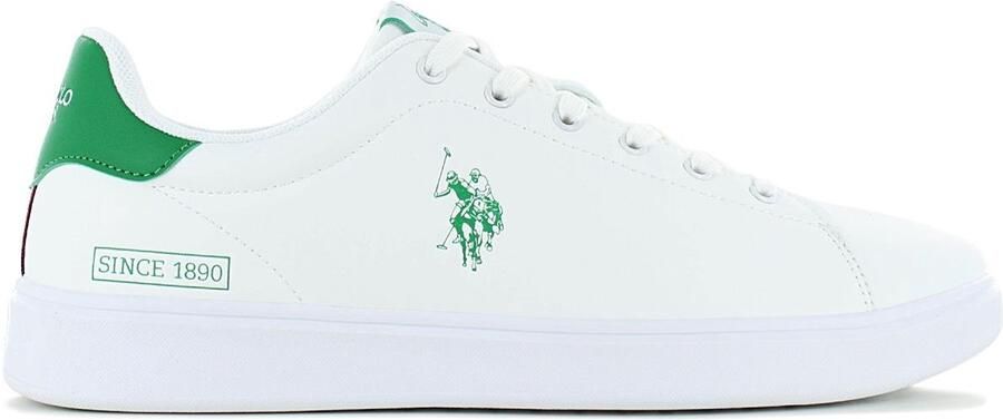 U.S. POLO ASSN. BYRON Heren Sneakers Schoenen Wit 001-WHI-GRE03