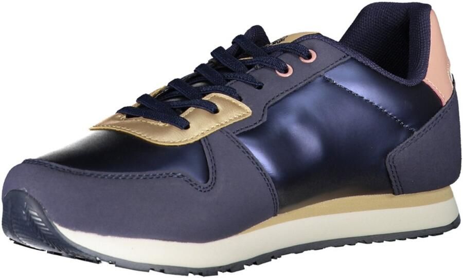 U.s. Polo Assn. Stijlvolle Blauwe Vetersneakers met Contrastdetails Blue Dames - Foto 2