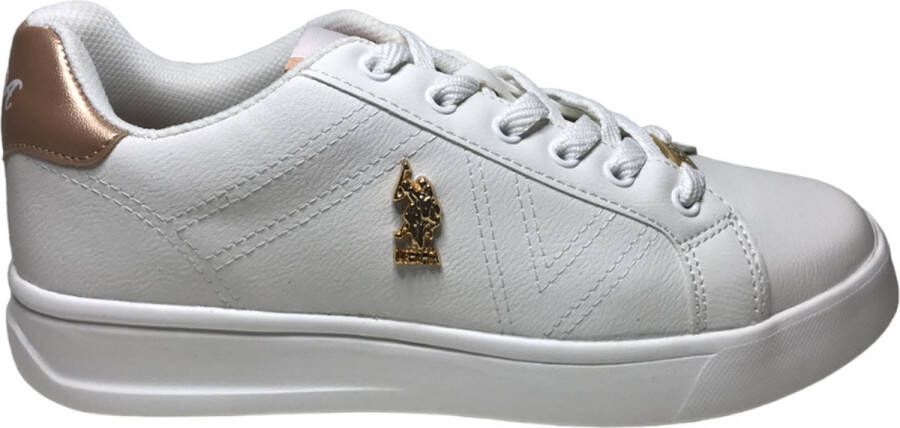 US Polo Assn. U.S. Polo Assn. Exxy Sportieve veter sneakers wit