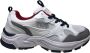 US Polo Assn. U.S. Polo Assn. Fox Sportieve veter sneakers wit grijs - Thumbnail 1