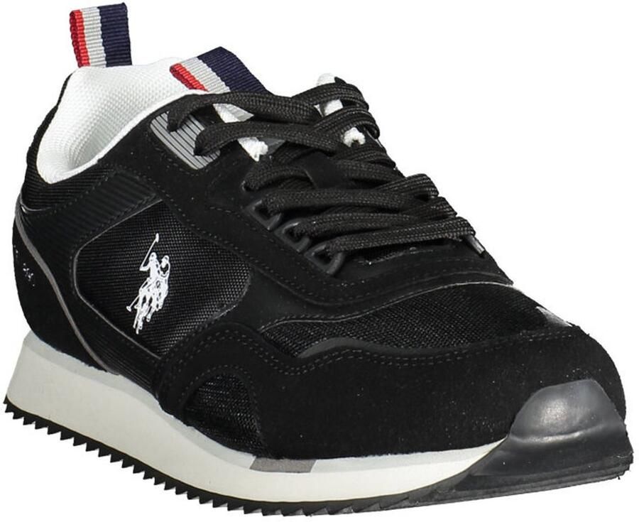 U.S. POLO ASSN. Heren Sneakers Sportief & Elegant Ademend Comfortabele Zool Logo Blauw Wit Grijs