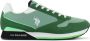 US Polo Assn U.S. POLO ASSN. Nobil 003 Heren Sneakers Schoenen Groen DGE-LGE01 - Thumbnail 1