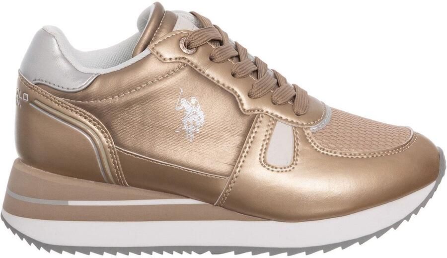 US Polo Assn Sneakers Sylvi 1 Flat Goud