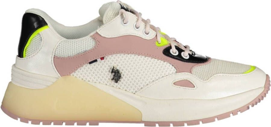 U.s. Polo Assn. Us Polo Assn. White Women& Sports Shoes Wit Dames