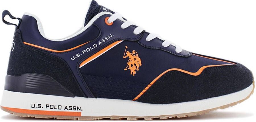 US Polo Assn U.S. POLO ASSN. Tabry 002 Heren Sneakers Schoenen Blauw DBL-ORA02 - Foto 1