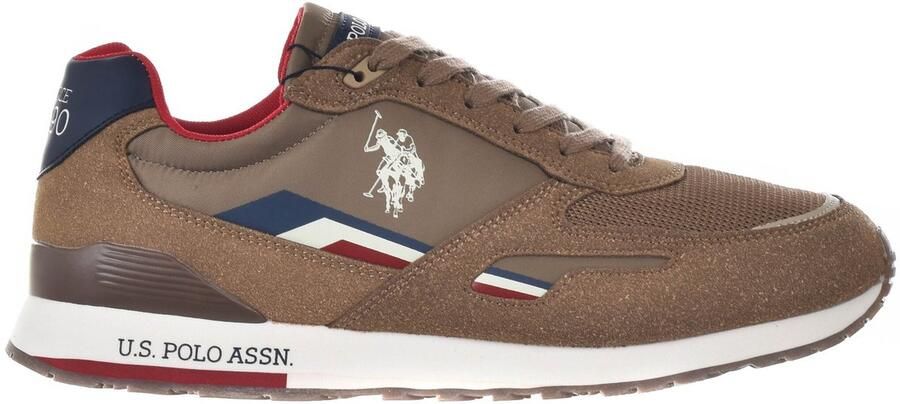 U.S. POLO ASSN. Tabry Heren Sneaker Taupe Brown Mannen