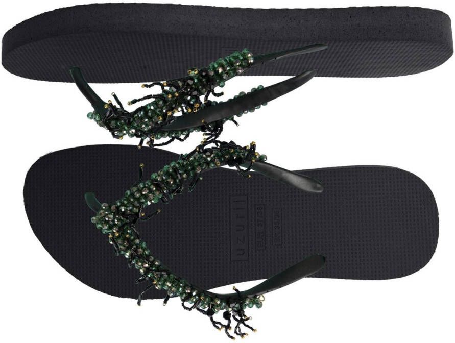 Uzurii Bahia Black Dames Slippers Black Zwart Kunststof