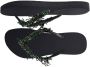 Uzurii Bahia Black Dames Slippers Black | Zwart | Bahia Black - Thumbnail 3
