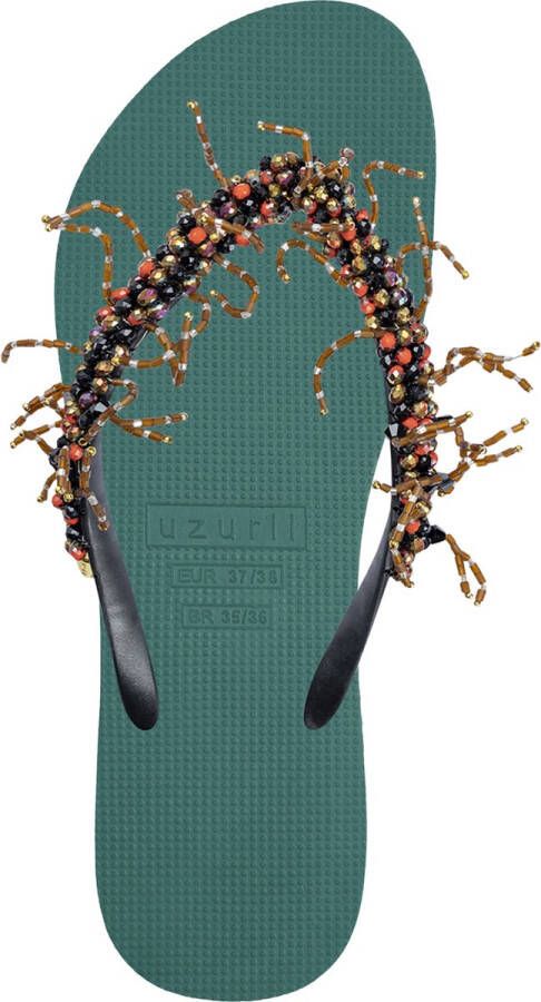 Uzurii Bahia Salmon dames slippers Army Green - Foto 2
