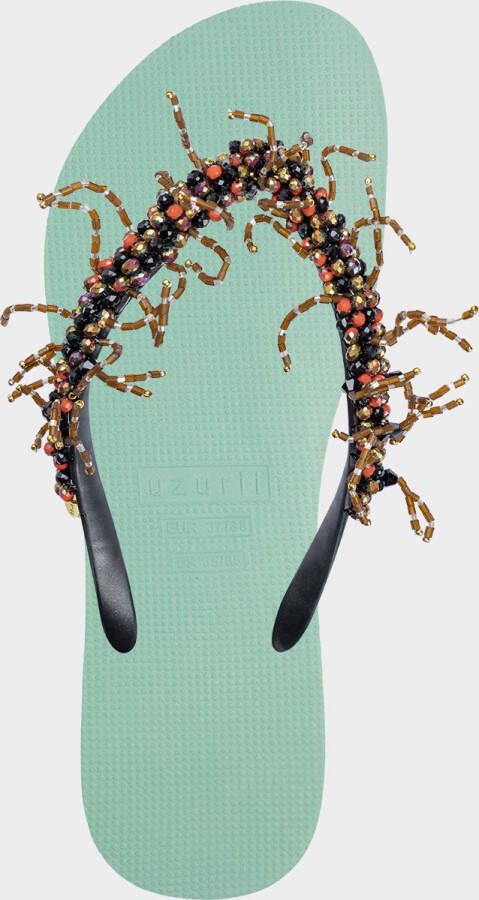 Uzurii Bahia Salmon dames slippers Army Green - Foto 5