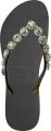 Uzurii Beatrix dames slippers Mint green - Zwart