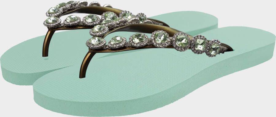 Uzurii Beatrix dames slippers Mint green - Foto 5