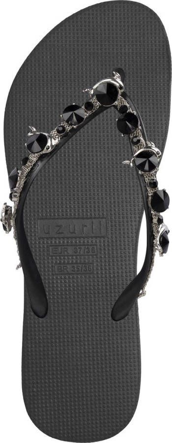 Uzurii Teenslippers Black Dolphin