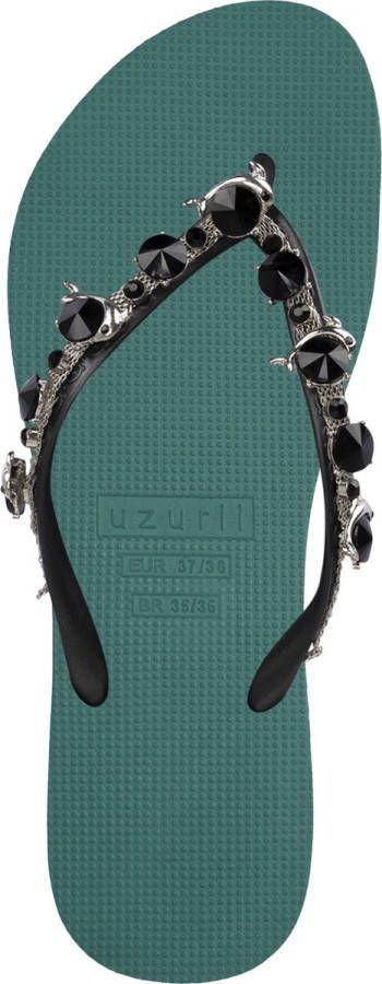 Uzurii Teenslippers Black Dolphin