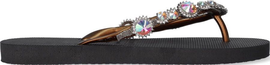 Uzurii Chrystal Marilyn Dames Slippers Black Zwart Kunststof