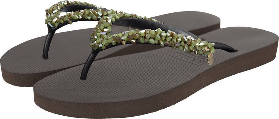Uzurii Classic Aby Army Green dames slippers Army Green - Foto 3