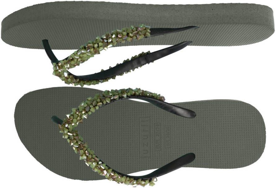 Uzurii Classic Aby Army Green dames slippers Army Green