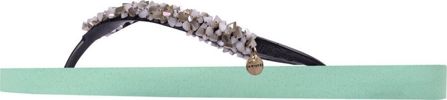 Uzurii Classic Aby Gold dames slippers Mint green - Foto 5