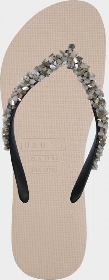 Uzurii Classic Aby Silver Dames Slippers Sand | Beige | Classic Aby Silver