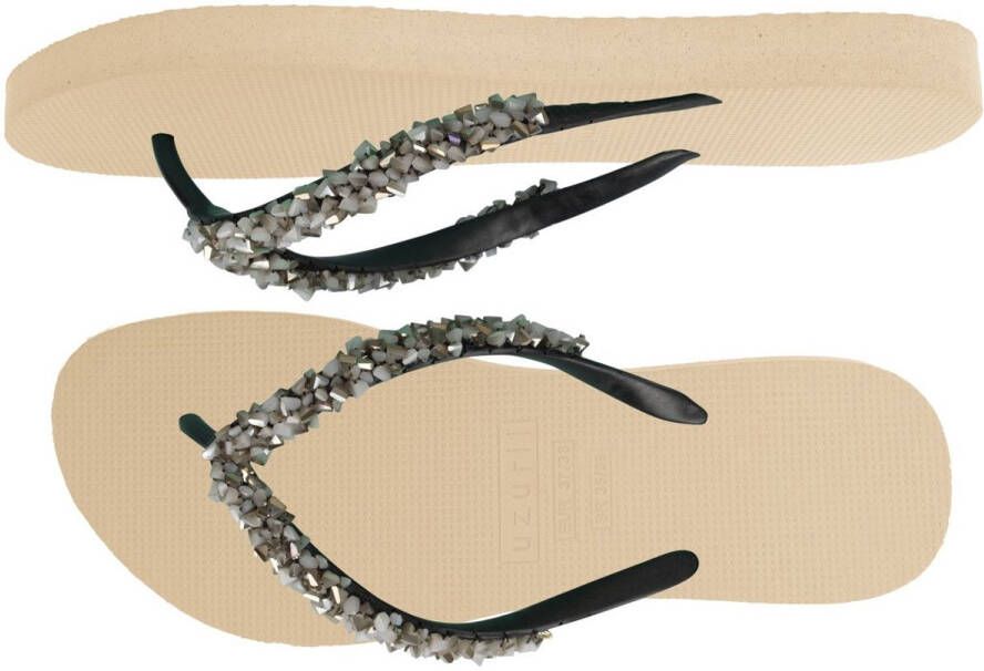 Uzurii Classic Aby Silver Dames Slippers Sand | Beige | Classic Aby Silver