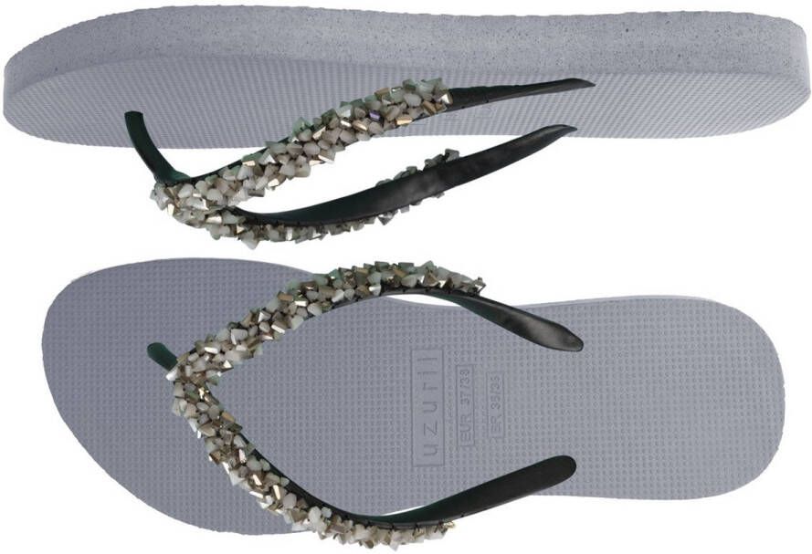 Uzurii Classic Aby Gold dames slippers Mint green