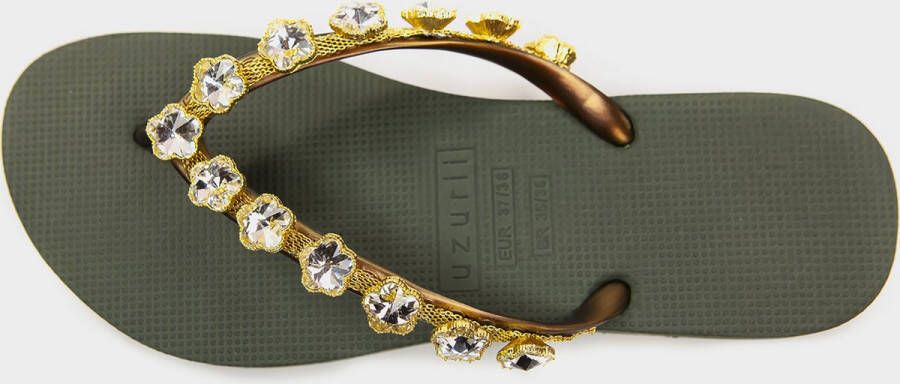 Uzurii Crystal Flower Dames Slippers White | Wit | Kunststof - Foto 2