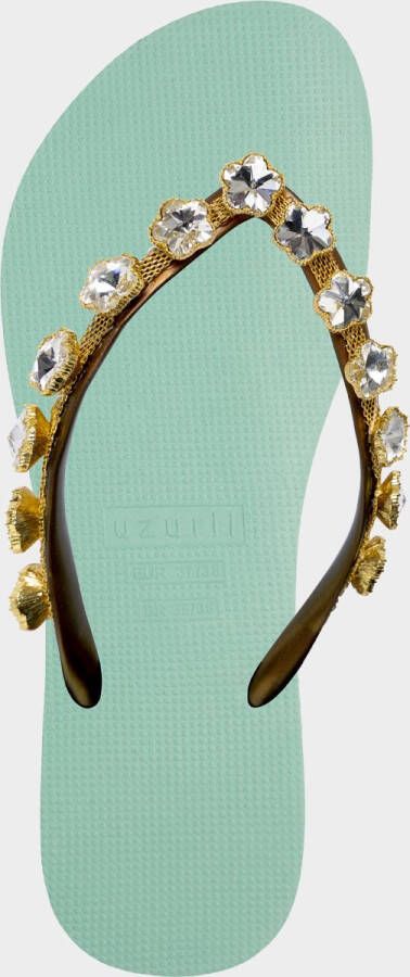 Uzurii Crystal Flower Dames Slippers White | Wit | Kunststof - Foto 5