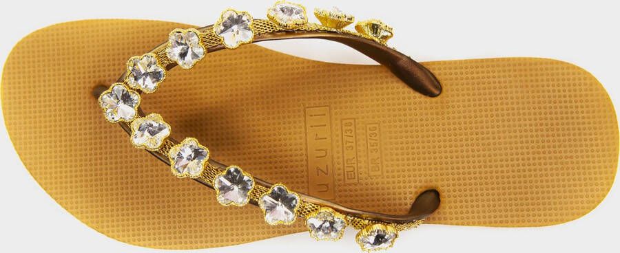 Uzurii Crystal Flower Dames Slippers White | Wit | Kunststof - Foto 6