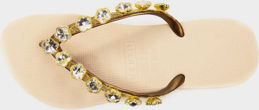 Uzurii Crystal Flower Dames Slippers White | Wit | Kunststof - Foto 3