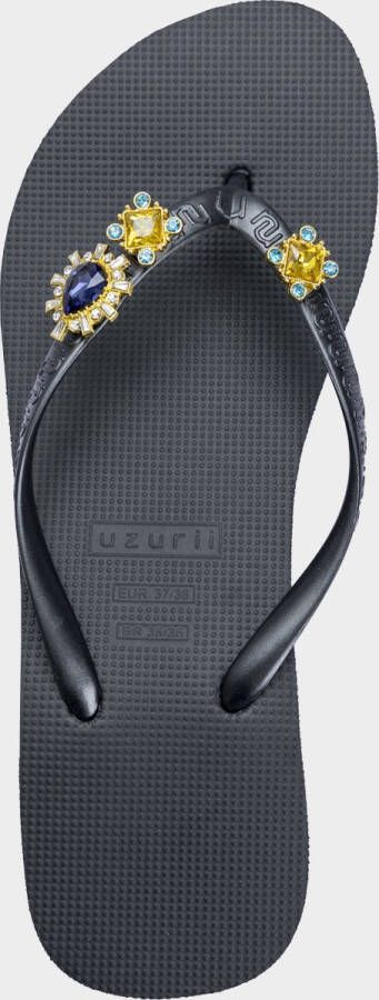 Uzurii dames slipper met hak 3 Switch Black