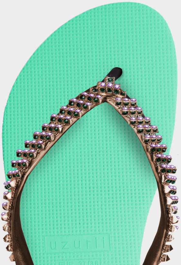 Uzurii Dangerous Dames Slippers Mint Green | Aqua | Kunststof